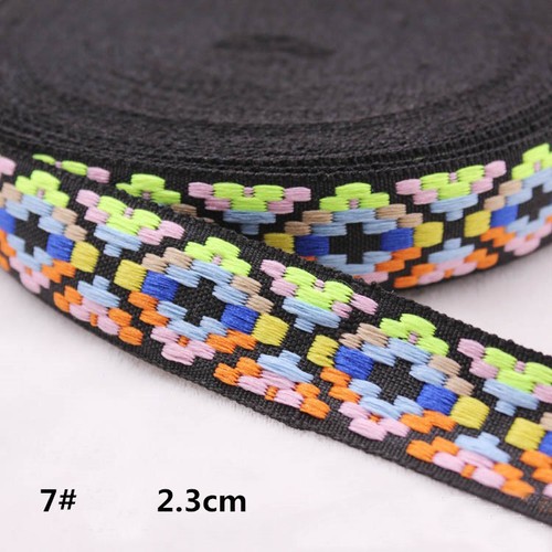 Jacquard Trim Braid or Embroidered Ribbon Craft Sewing Retro Boho Ethnic Scandi - Picture 150 of 276