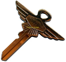 Winged FA key blank for your Jaguar 
