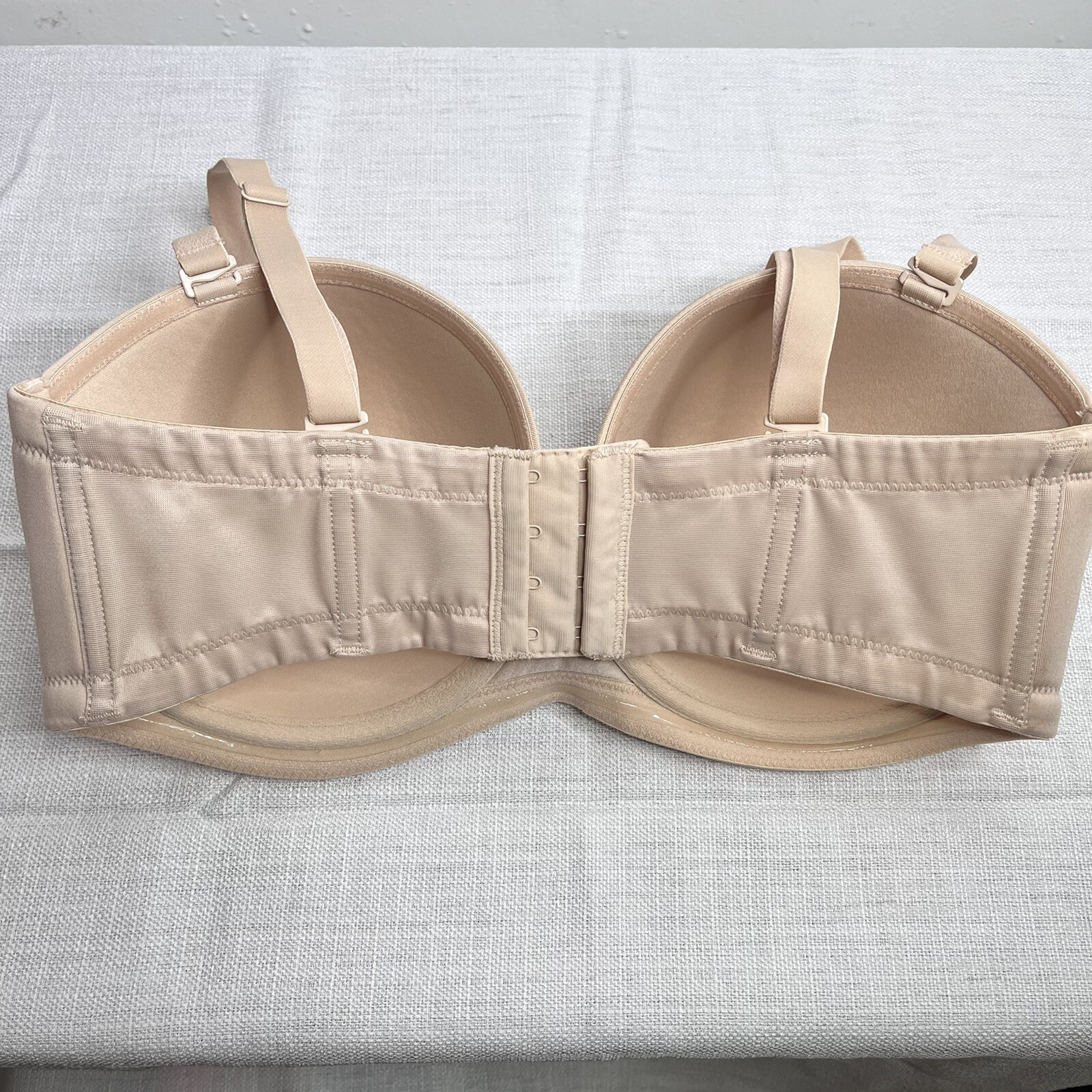 Wacoal Red Carpet Bra 36DDD Nude Sand Strapless Conve… - Gem