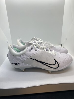 Nike Hyperdiamond 4 Elite Softball Cleats Womens Size 10 White CZ5917-102