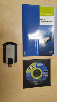Linksys WUSB300N Wireless-N Network Adapter IEEE 802.11b/g N Draft USB 2.0