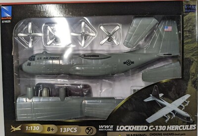 New-Ray 1:130 Scale Lockheed C-130 HERCULES  Model Kit New & Factory Sealed