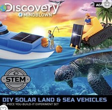 Discovery Mindblown Kids DIY Solar Land and Sea Rover NIB Sealed Packs