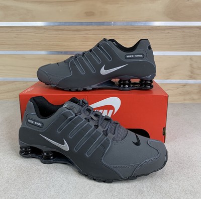 Nike Shox NZ Dark Grey Running Shoes 378341-059 Menâs Size 10 | eBay