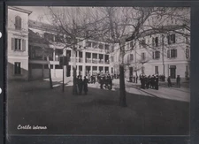 Postcard Romagnano Sesia Collegio Convitto Curioni Courtyard Inner AC1269