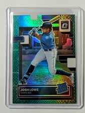 JOSH LOWE 2022 Panini Donruss Optic Rated Rookie Green Dragon 76/99 Rays  🔥