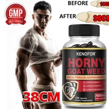 8 in 1 Capsules - Ginseng, Tribulus, Maca Energy Supplement 120Capsules 2Bottles