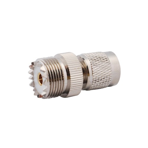10pcs TNC Male Plug to UHF SO-239 Female Ethernet WiFi Connector Adapter Coaxial - Picture 3 of 4