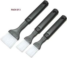 3pcs Basting Baking Pastry Brush Set Cooking Butter BBQ Barbecue Brushes