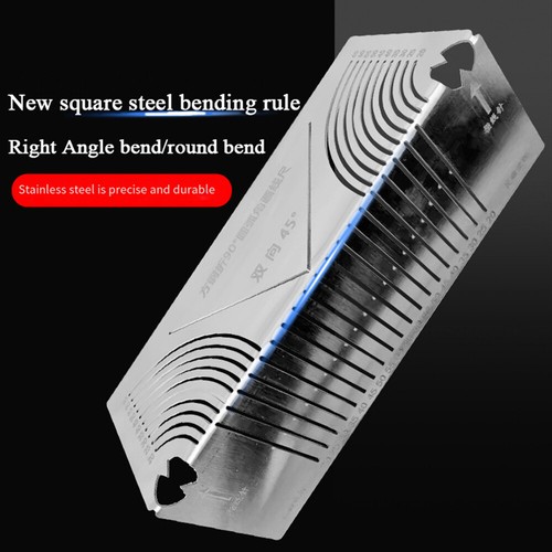 Precisionflex Angle Tool Square Tube Folding Ruler Bending Ruler Arc MarkingTool - Picture 7 of 8