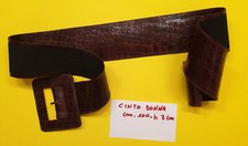 CINTA DONNA PASSO ALTO CM. 110 h 7 BORDEAUX VINTAGE NUOVA MITICA RICERCATA