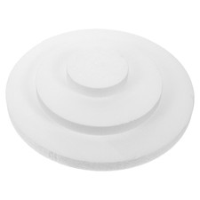 Set 3 pezzi manichini rotondi per torta in schiuma 10 cm 20 cm 30 cm torta finta bianca