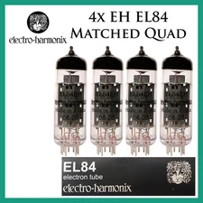 New 4x Electro Harmonix EL84 / 6BQ5 | EH | Matched Quad / Four Tubes | Free Ship