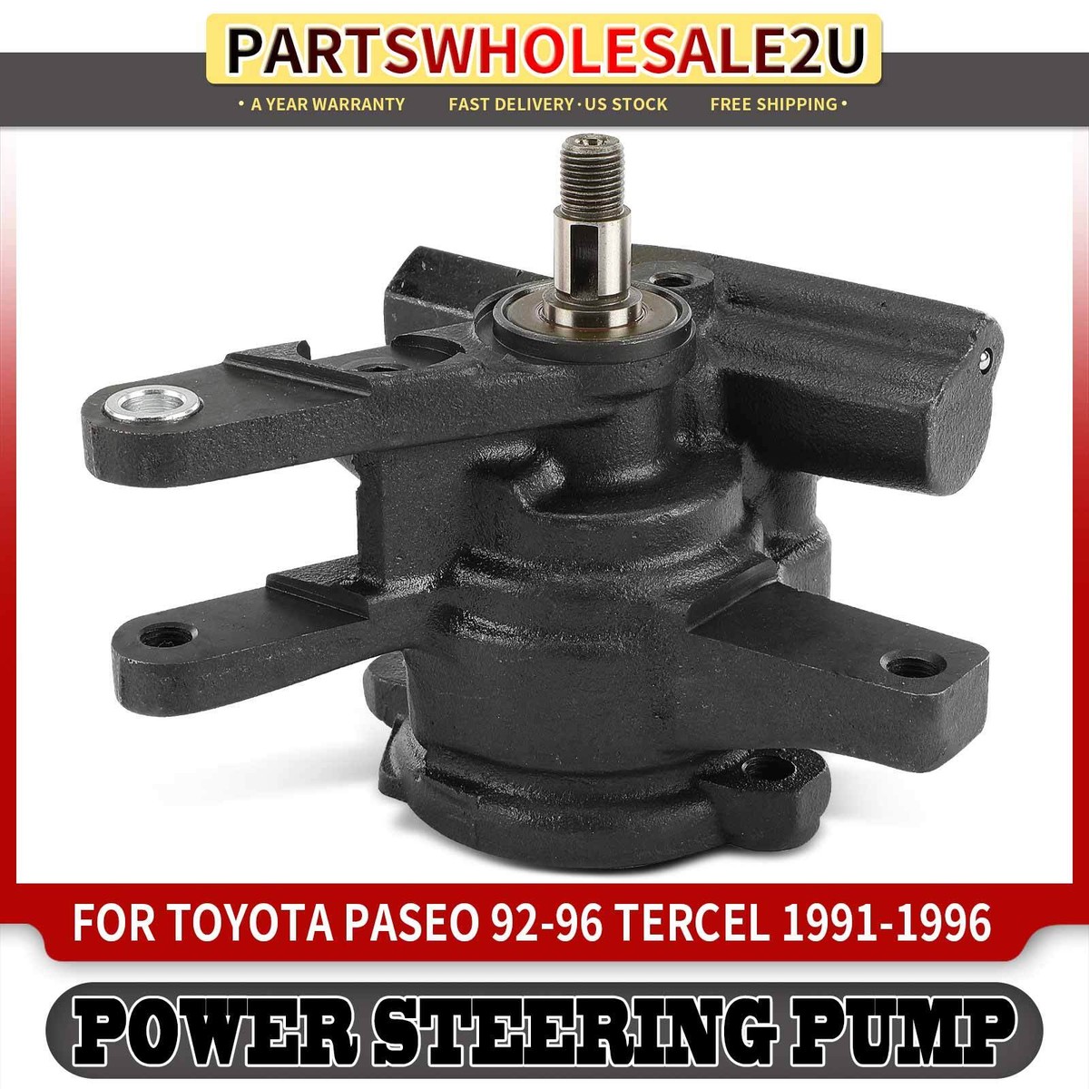 Power Steering Pump for Toyota Paseo 1992-1996 Tercel 1991-1996