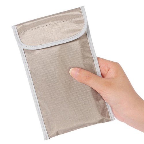 Faraday Bag RFID Signal Blocking Shielding Pouch Cell Phone Wallet Blocker - Photo 6 sur 12