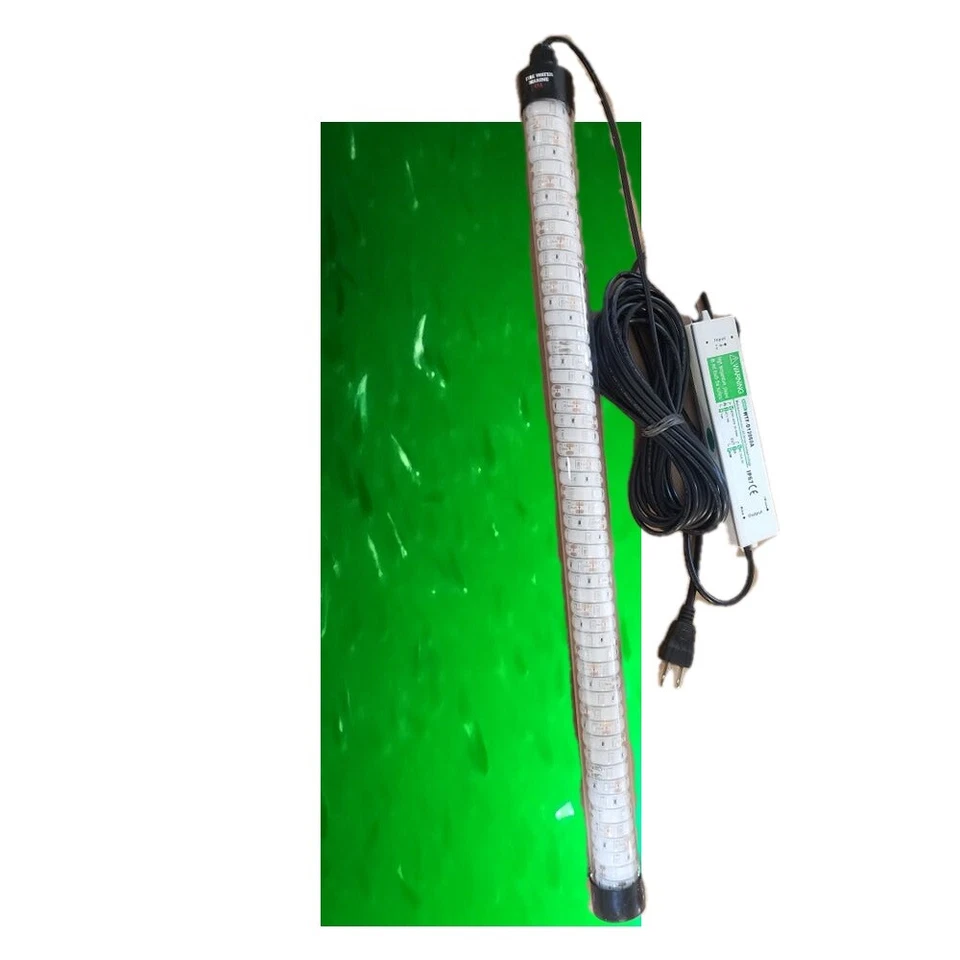 110v MAXX LED VERDE SUMERGIBLE LUZ DE PESCA NOCTURNA MIERDA MUELLE Foto 3 de 4