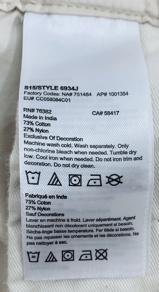 Мужские туристические штаны Timberland Ivanhoe Lake 6934J размер 40 светло-бежевые на молнии - Изображение 4 из 4