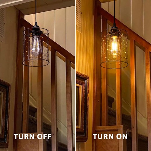 Battery Operated Hanging Outdoor Chandelier, Battery Power Pendant Light, Gazebo - Picture 6 of 8