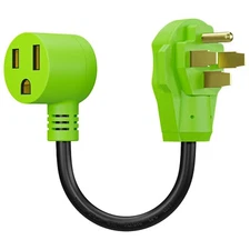 Leisure Cords Welder Adapter Dryer 50 Amp to Welder 50 Amp Adapter 14-50P 6-50R