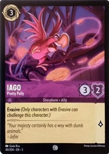 40/204 IAGO PRETTY POLLY INTO THE INKLANDS COMMON DISNEY LORCANA CARD