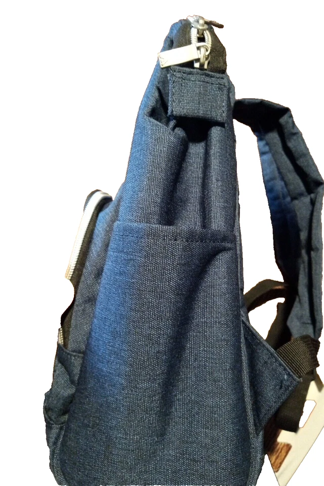 Mochila de pañales Everest con bolsillo frontal - Azul marino 17"X12" Foto 4 de 4