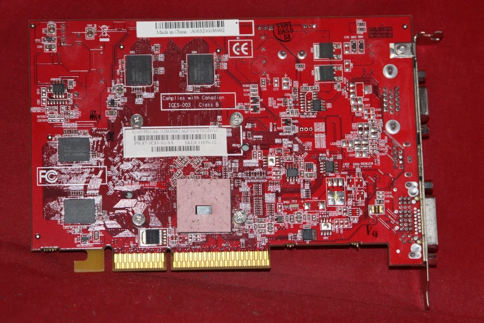 Sapphire ATI Radeon X1600 PRO ADV, 512MB DDR2. AGP Graphics Card (87-3C85-S3-SA) - Image 2 of 4
