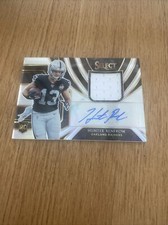  2019 Select Rookie auto jersey Hunter Renfrow prizm /199