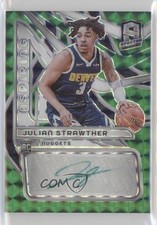 2023 Panini Spectra Aspiring Green Prizm 7/50 Julian Strawther #AA-JSW Auto 07sf