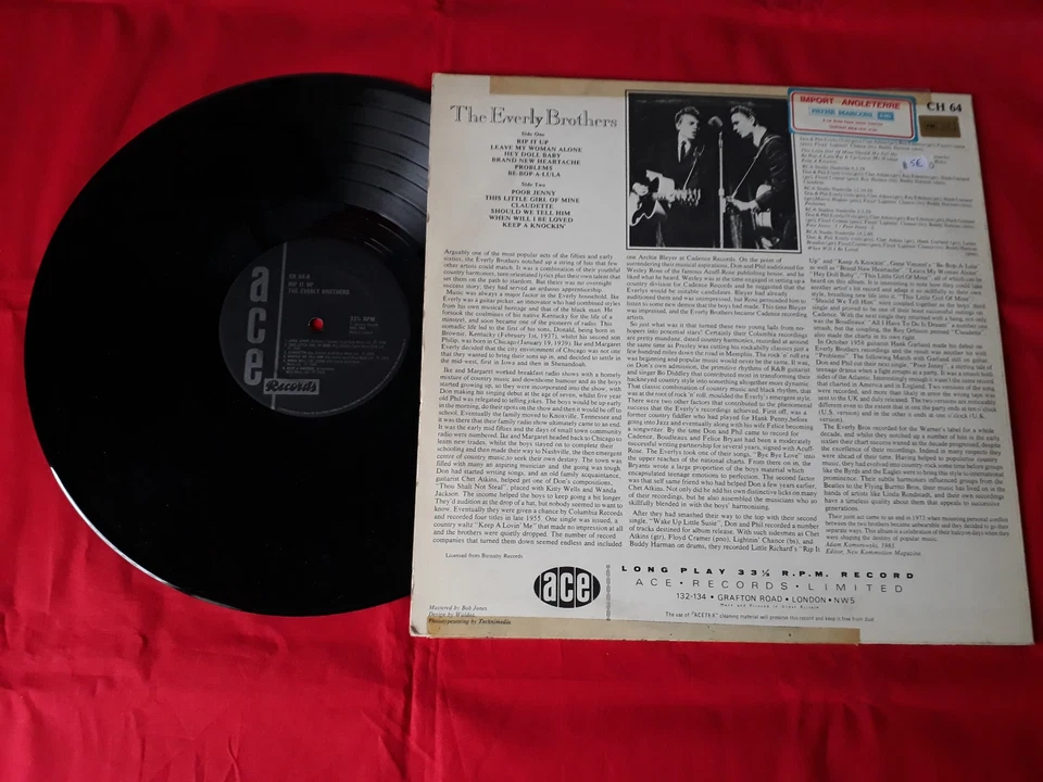 THE EVERLY BROTHERS "Lot de 2 LP's Rock'n'Roll" - Photo 3/4