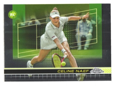 2024 Topps Chrome Tennis Trading Card Celine Naef