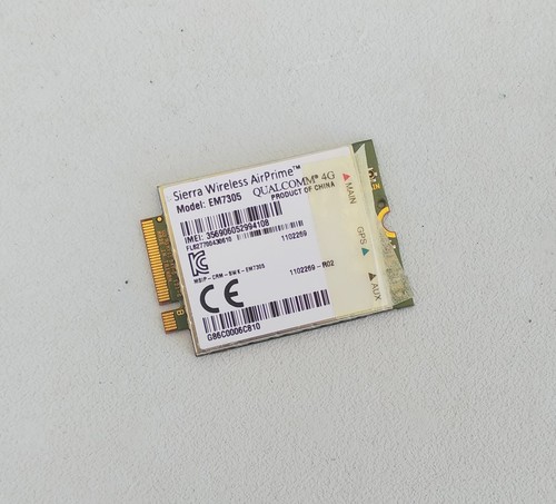 Sierra Wireless AirPrime EM7305 MSIP-CRM-SWK-EM7305 4G LTE WWAN module mini PCIe - 第 1/2 張圖片