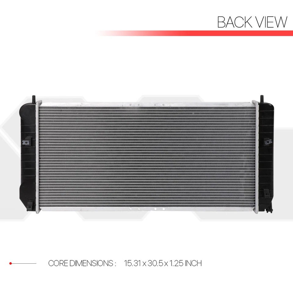 Fits 2001-2004 Cadillac Seville Auto Aluminum Factory Replacement Radiator 2513 - Изображение 3 из 4