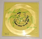 THE BEATLES - JOHN LENNON & RINGO STARR - MAKE LOVE TO THE END - RARE FLEXI DISC