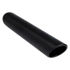 Different Trends 18" BLK Powder Coated Rolled Exhaust Tip 2.25" Inlet / 3.5" Out