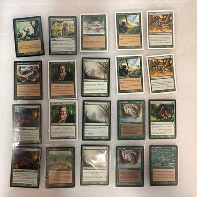 MTG 20 Card Green Lot Mixed Sets Farseek Fecundity Femeref Archers