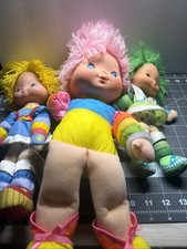 A Lot Of Three Rainbow Brite Plushy  s Mixed Brands