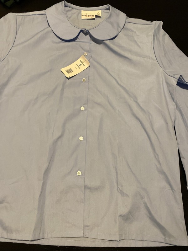 Becky Thatcher Elderwear School Uniform Blouse Long Sleeve Ladies S (32-34)    B