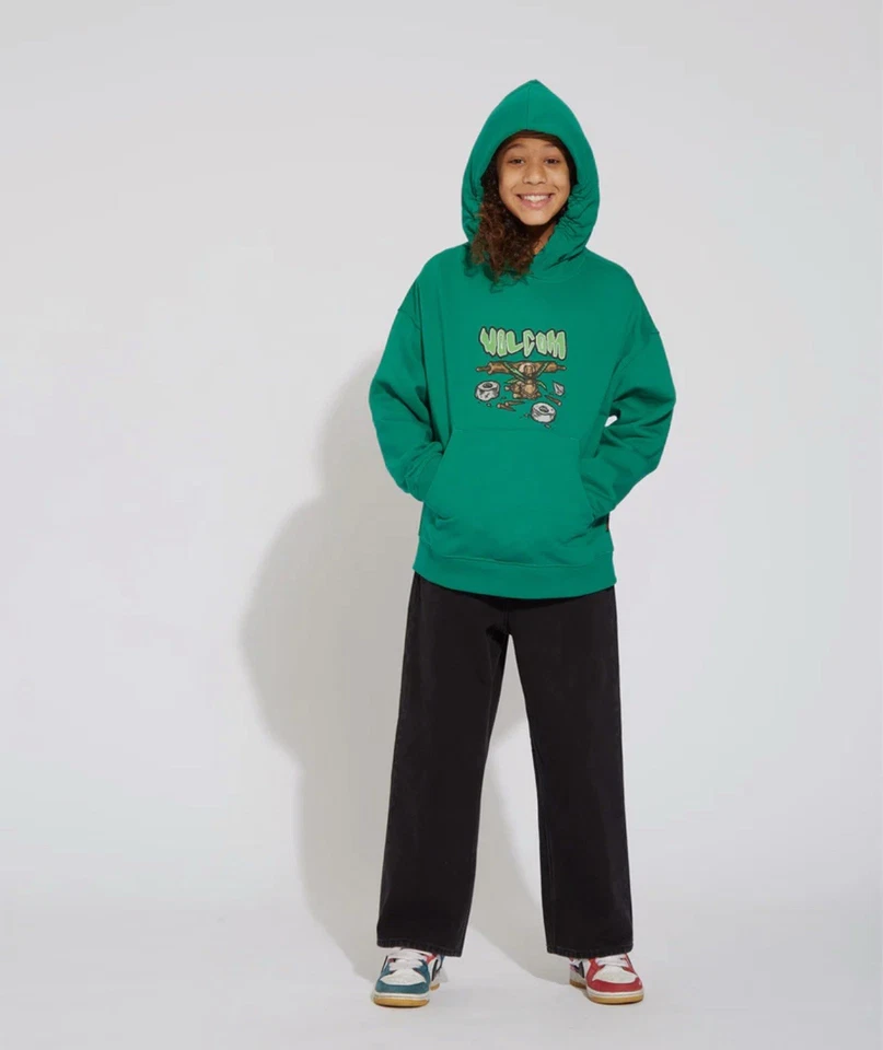 NWT Volcom Billow Jeans Black Denim Youth Size 16 (28 Inch) - Image 2 of 4