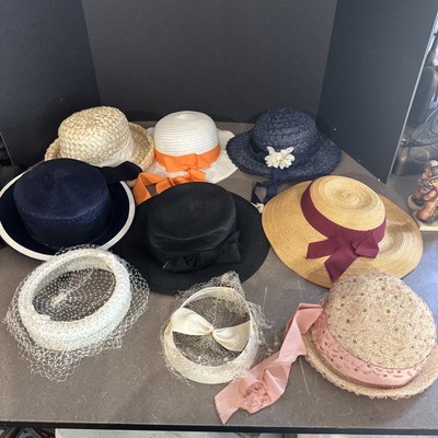 1950s Womens Hats Hats Worn In The 50s Vintage Ladies Hat Lot