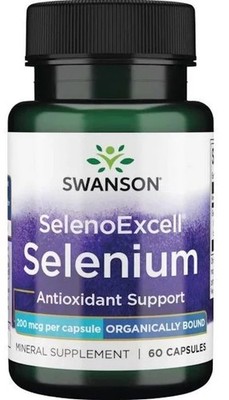 SWANSON, SELENIUM SelenoExcell 200mg Antioxidans 60 Kapseln SUPER PREIS