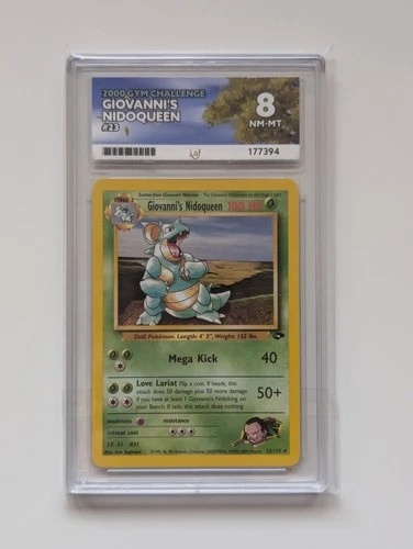 Giovanni's Nidoqueen 23/132 ACE graded card