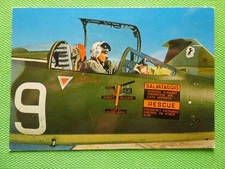 Carte postale postcard AVIATION  MILITAIRE AF ITALIENNE  F-104G