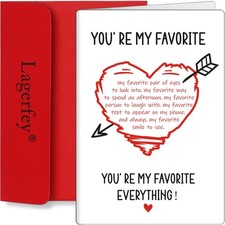 Valentines Day Card Gifts for Him Her - Anniversary Valentines Day Cards for Men