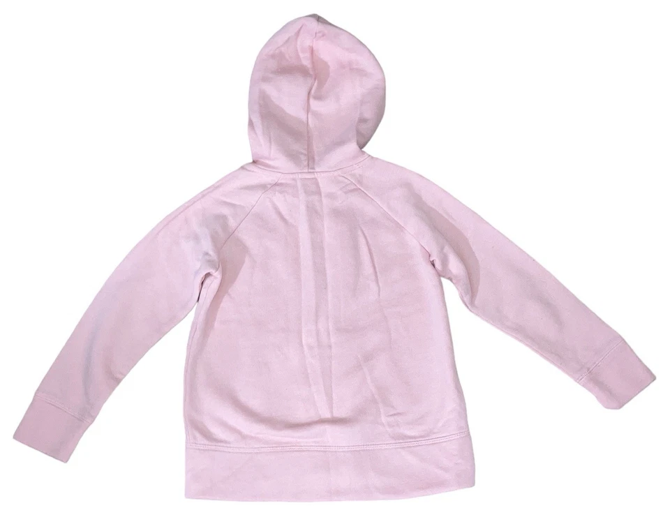 Conjunto de sudadera con capucha y pantalones deportivos Old Navy $55 rosa con logotipo con cremallera - talla 6/7 Foto 2 de 3