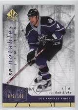 2006-07 SP Authentic SP Notables Limited 79/100 Rob Blake #150 HOF 2a8