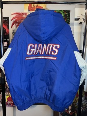 Vintage 90s NY Giants NFL Starter Jacket Sz XL Zip Up Pullover Pro Line Salem