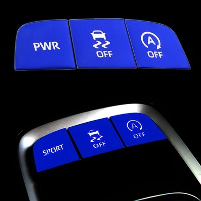 PWR & VSC Off & Auto Start off knopf Abdeckung Kit Fit für Toyota Corolla2019-23