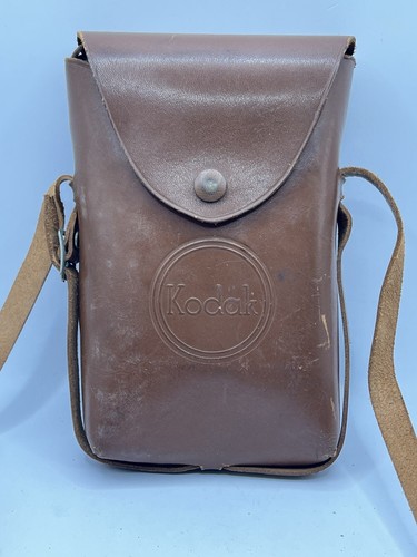 VTG Kodak Tourist II 2 Folding Film Camera Kodet Lens Kodon Shutter Case & Strap - Picture 15 of 17