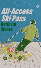 American Girl Doll Travel SKI PASS replacement item NEW out of package