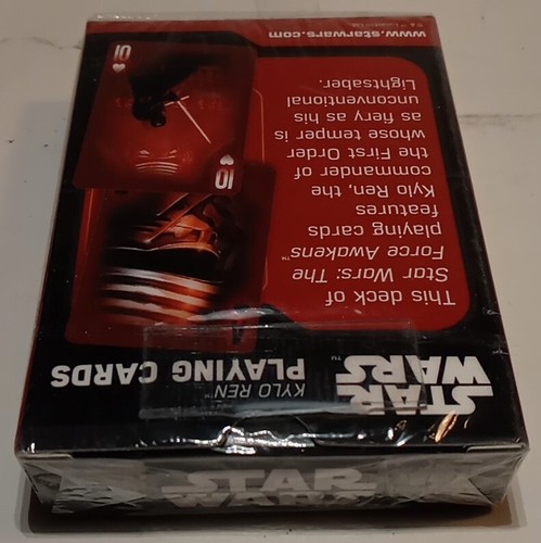 Star Wars The Force Awakens Kylo Ren Playing Game Cards New Sealed - Picture 3 of 5